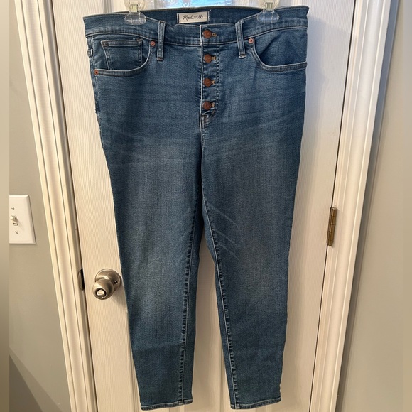 MADEWELL 9” MID RISE SKINNY CROP JEANS - Picture 2 of 10